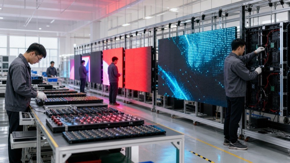LED display quality inspection