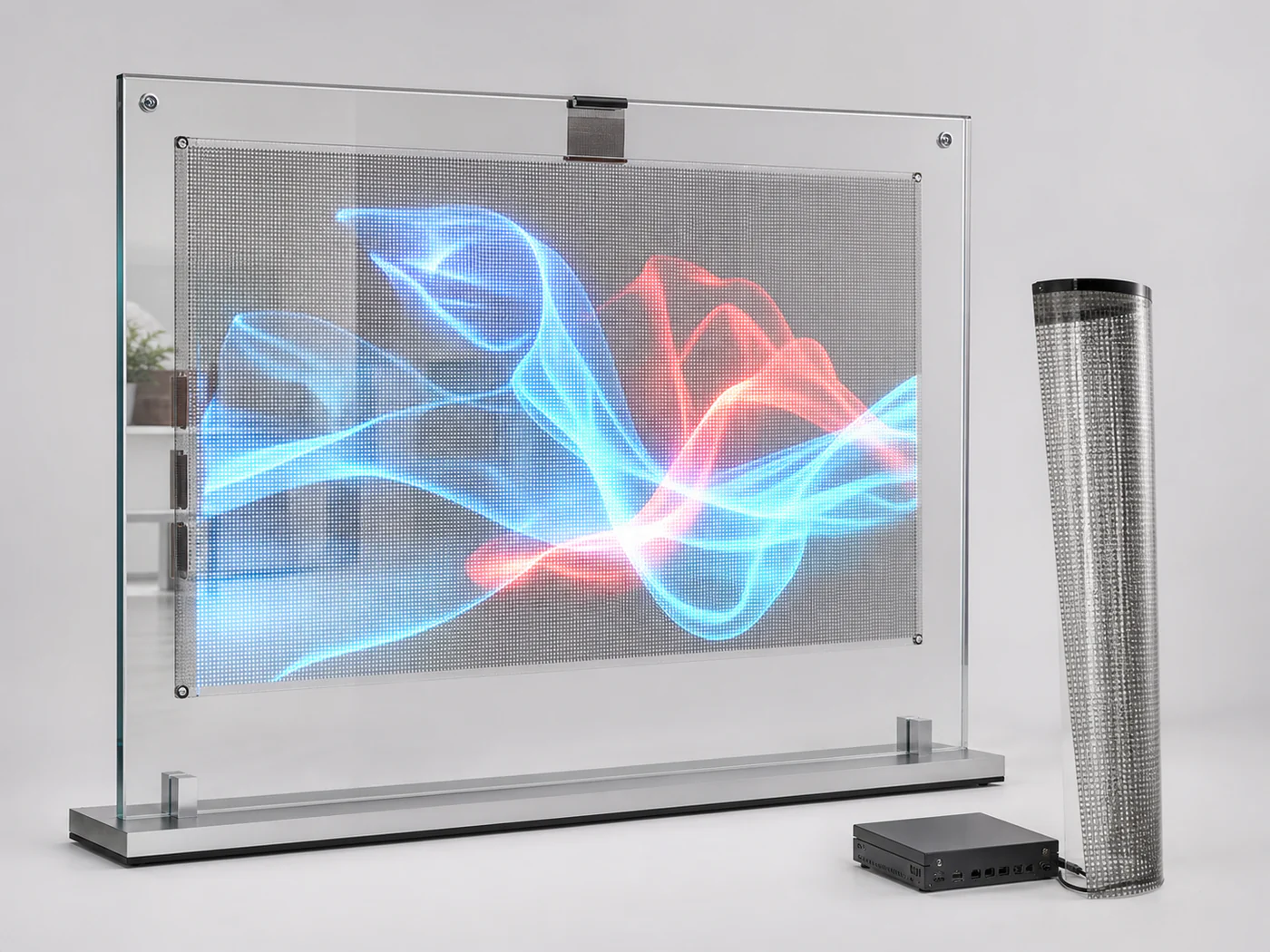 Holographic Transparent LED Display