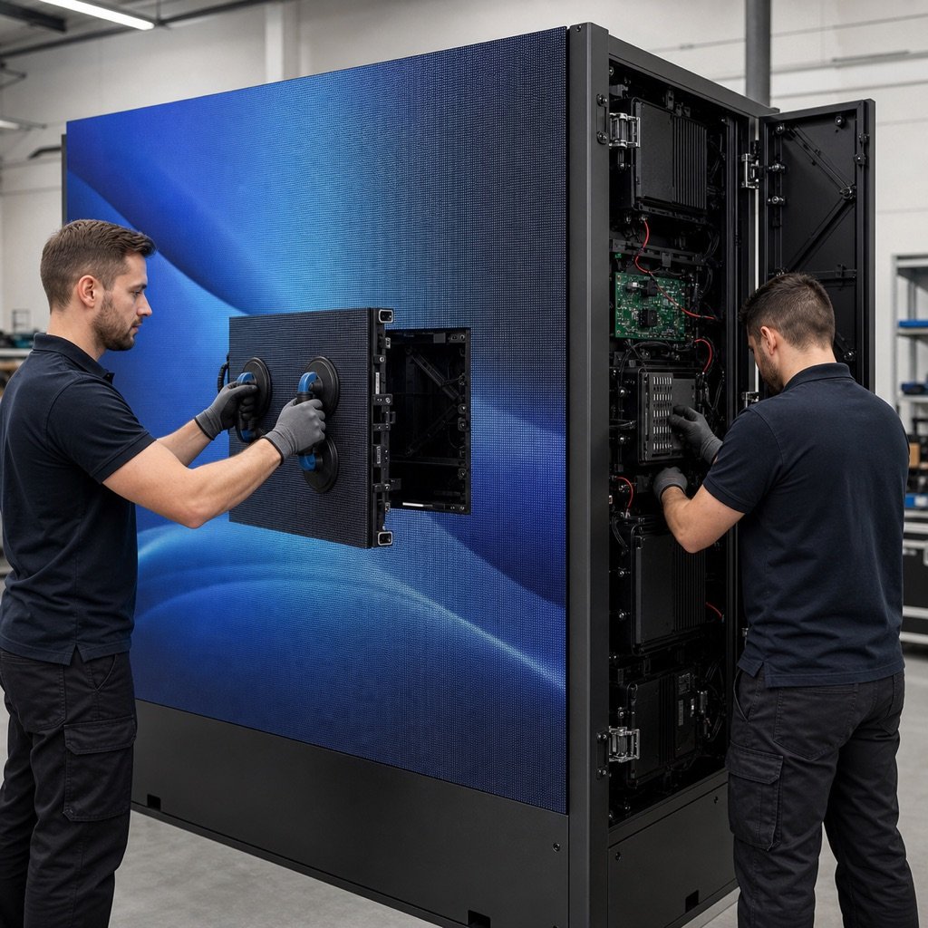Front vs Rear Service LED Displays: A Buyer’s Guide